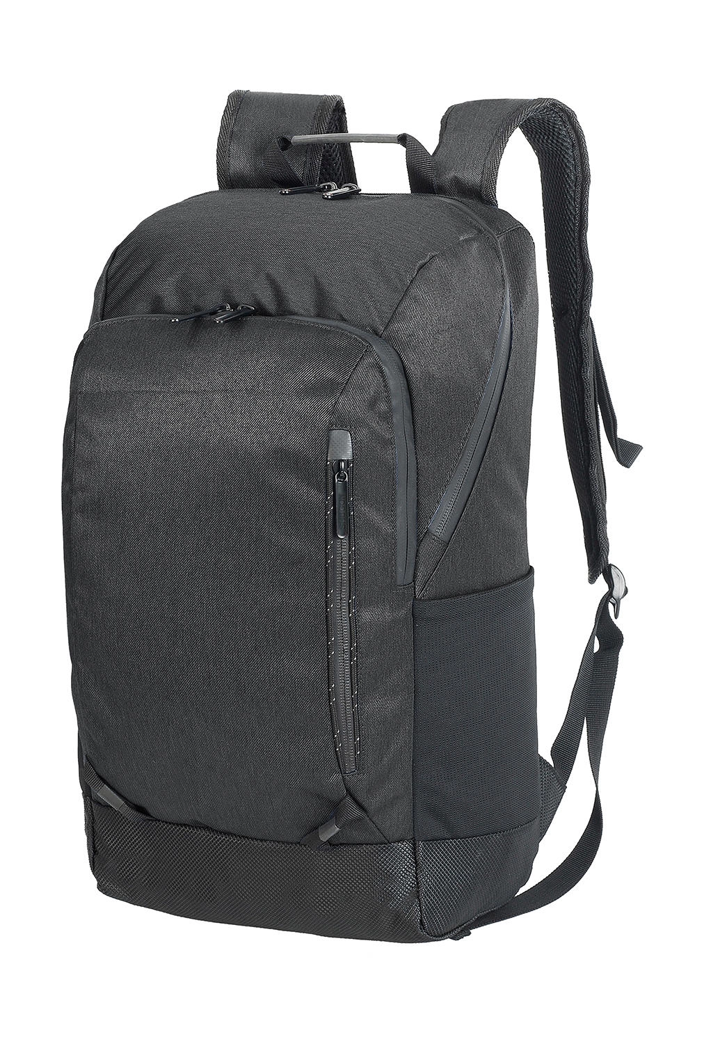 Jerusalem Laptop Backpack zum Besticken und Bedrucken in der Farbe Black/Black mit Ihren Logo, Schriftzug oder Motiv.