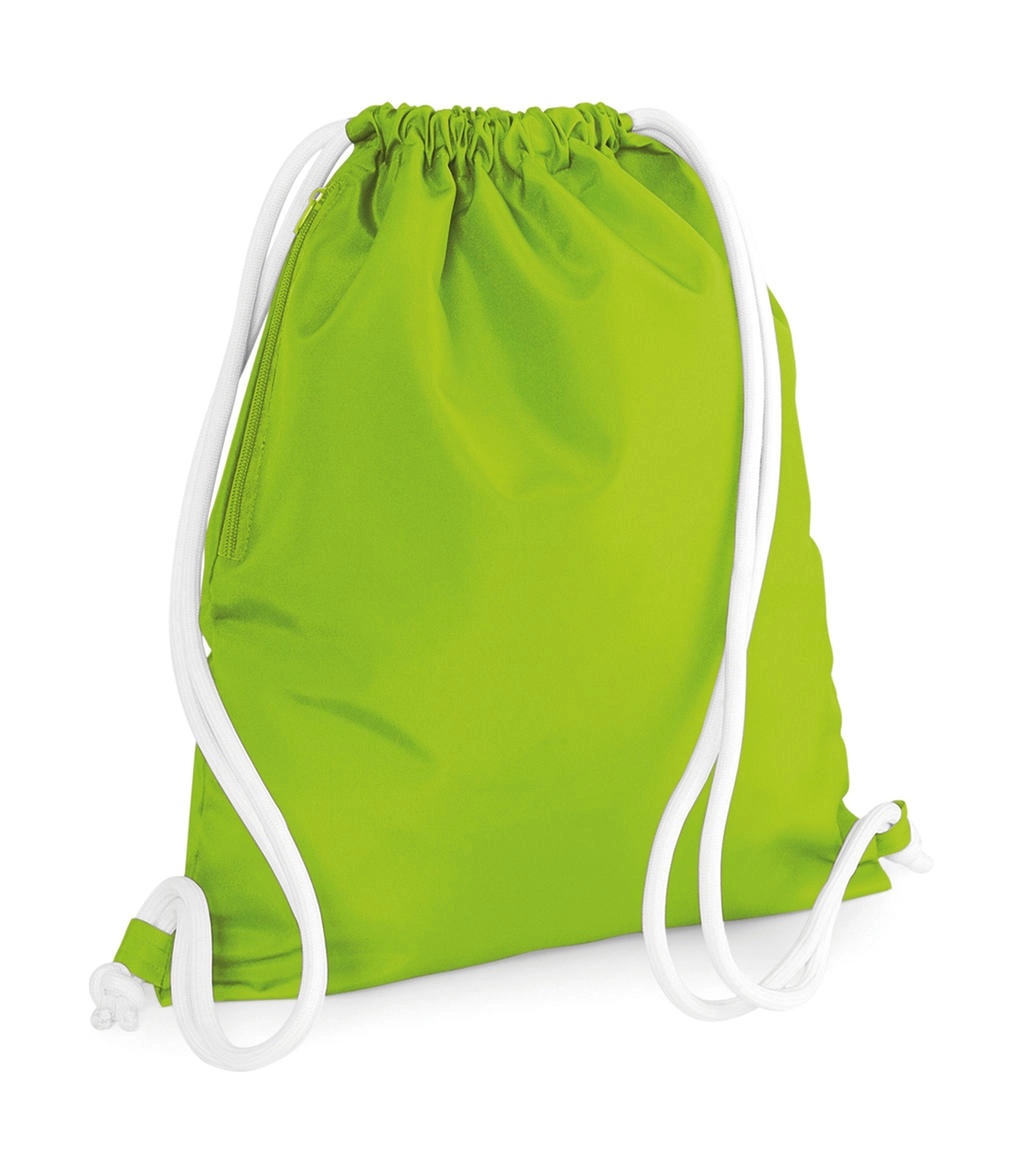 Icon Gymsac zum Besticken und Bedrucken in der Farbe Lime Green mit Ihren Logo, Schriftzug oder Motiv.