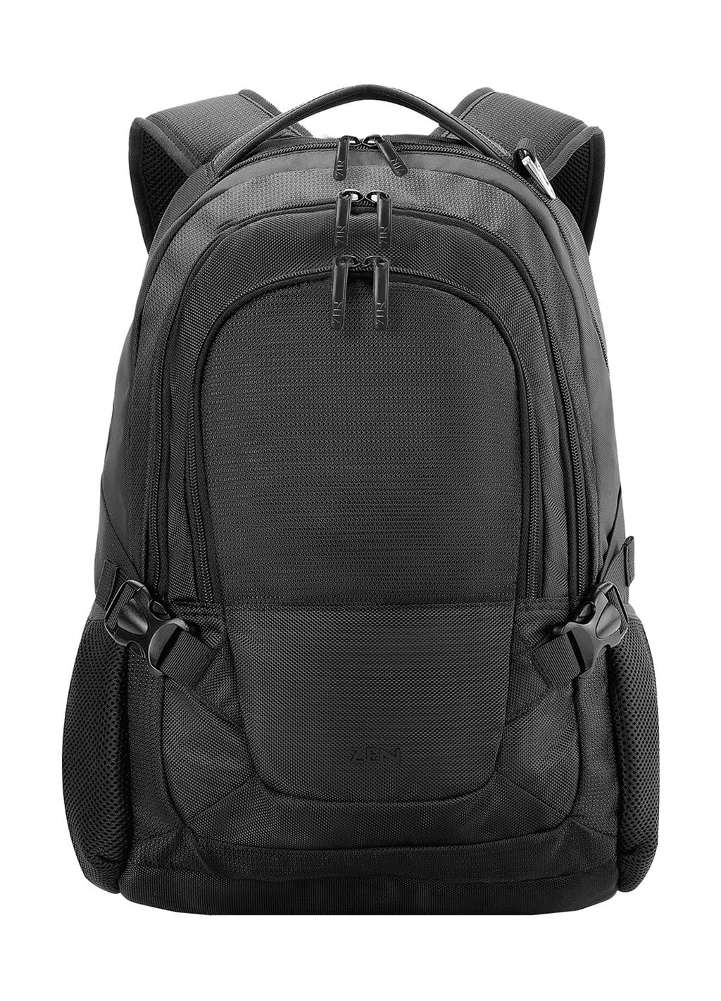 Lausanne Outdoor Laptop Backpack zum Besticken und Bedrucken in der Farbe Black mit Ihren Logo, Schriftzug oder Motiv.