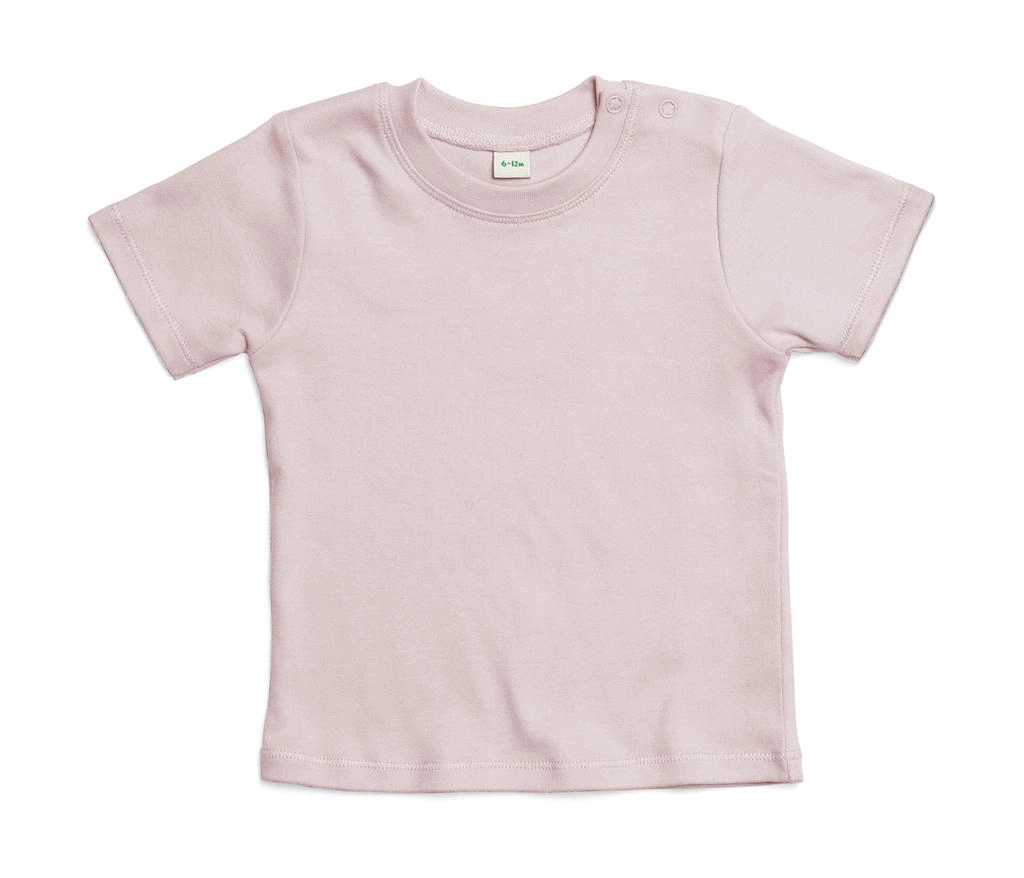 Baby T-Shirt zum Besticken und Bedrucken in der Farbe Organic Natural mit Ihren Logo, Schriftzug oder Motiv.