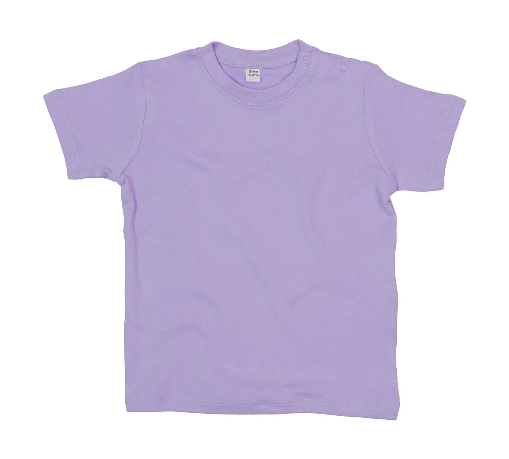 Baby T-Shirt zum Besticken und Bedrucken in der Farbe Lavender Organic mit Ihren Logo, Schriftzug oder Motiv.