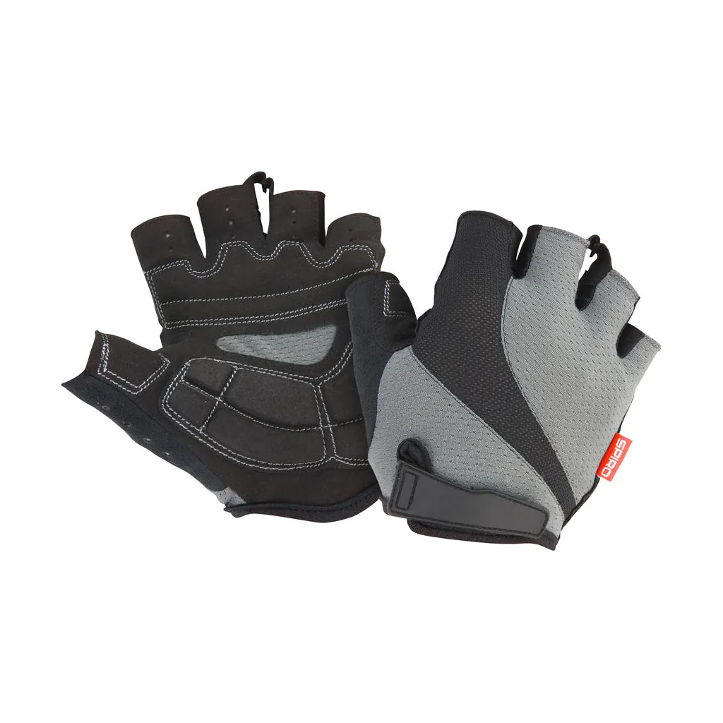 Spiro Summer Gloves zum Besticken und Bedrucken in der Farbe Grey/Black mit Ihren Logo, Schriftzug oder Motiv.
