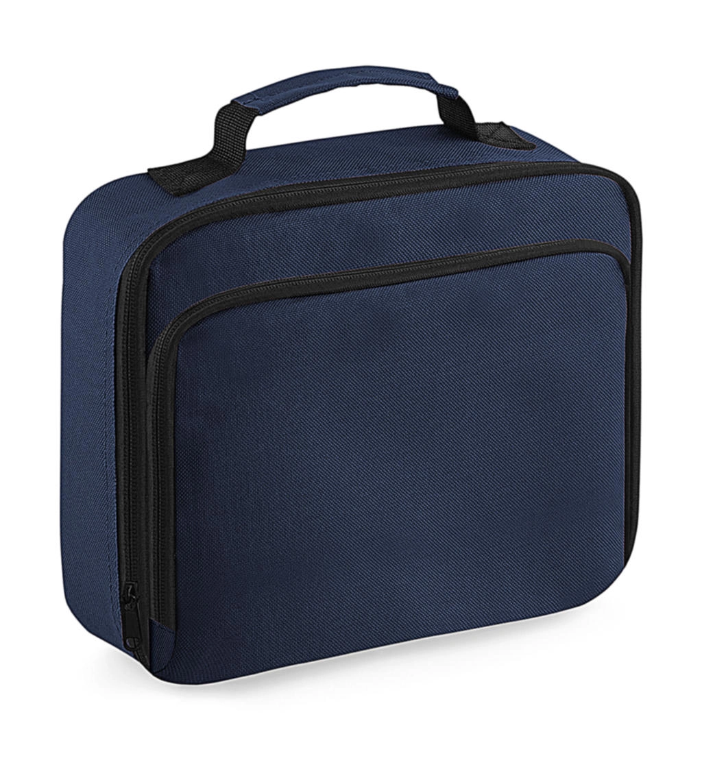 Lunch Cooler Bag zum Besticken und Bedrucken in der Farbe French Navy mit Ihren Logo, Schriftzug oder Motiv.