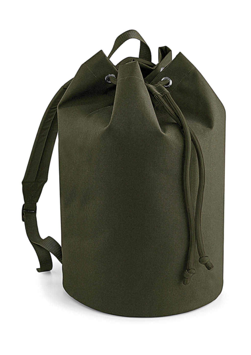 Original Drawstring Backpack zum Besticken und Bedrucken in der Farbe Military Green mit Ihren Logo, Schriftzug oder Motiv.