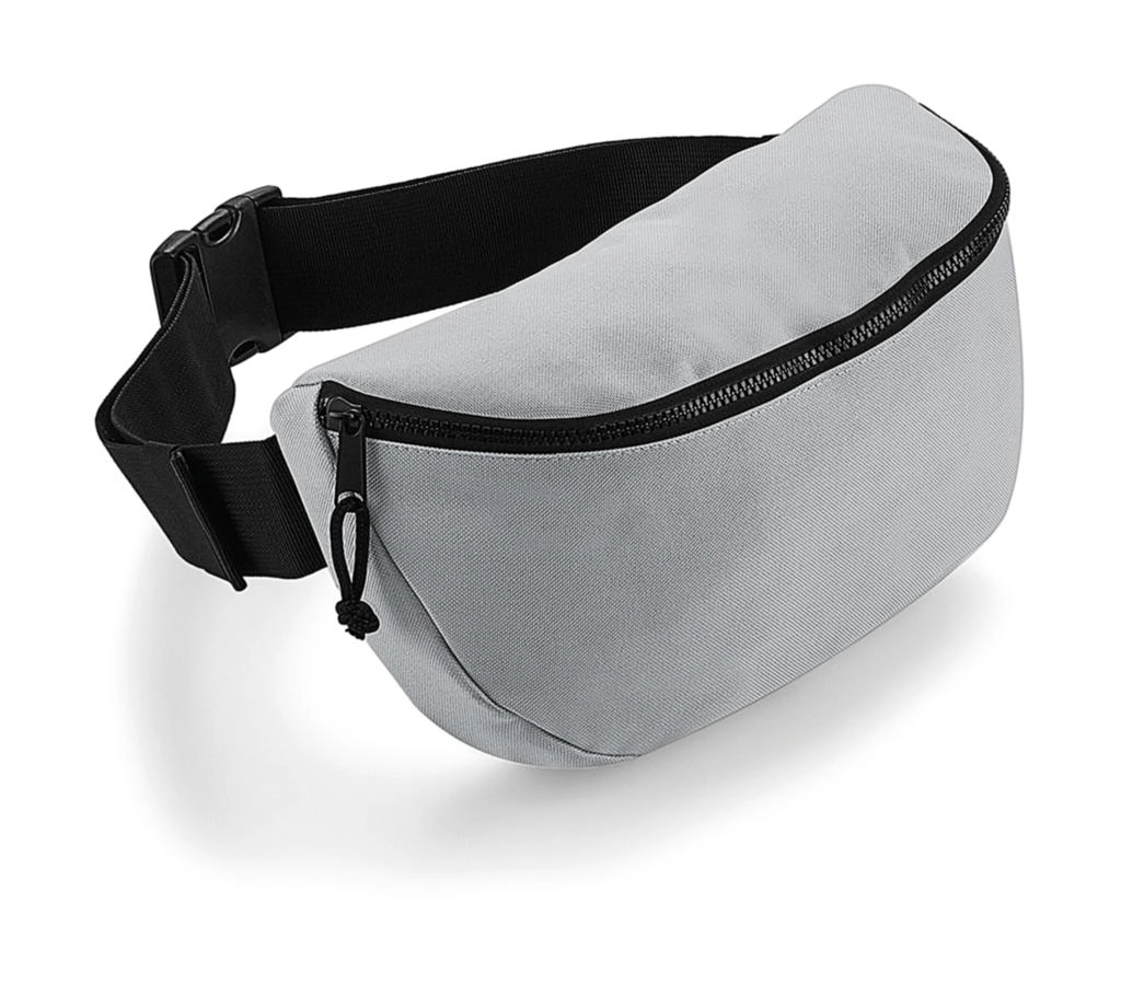 Oversized Belt Bag zum Besticken und Bedrucken in der Farbe Light Grey mit Ihren Logo, Schriftzug oder Motiv.