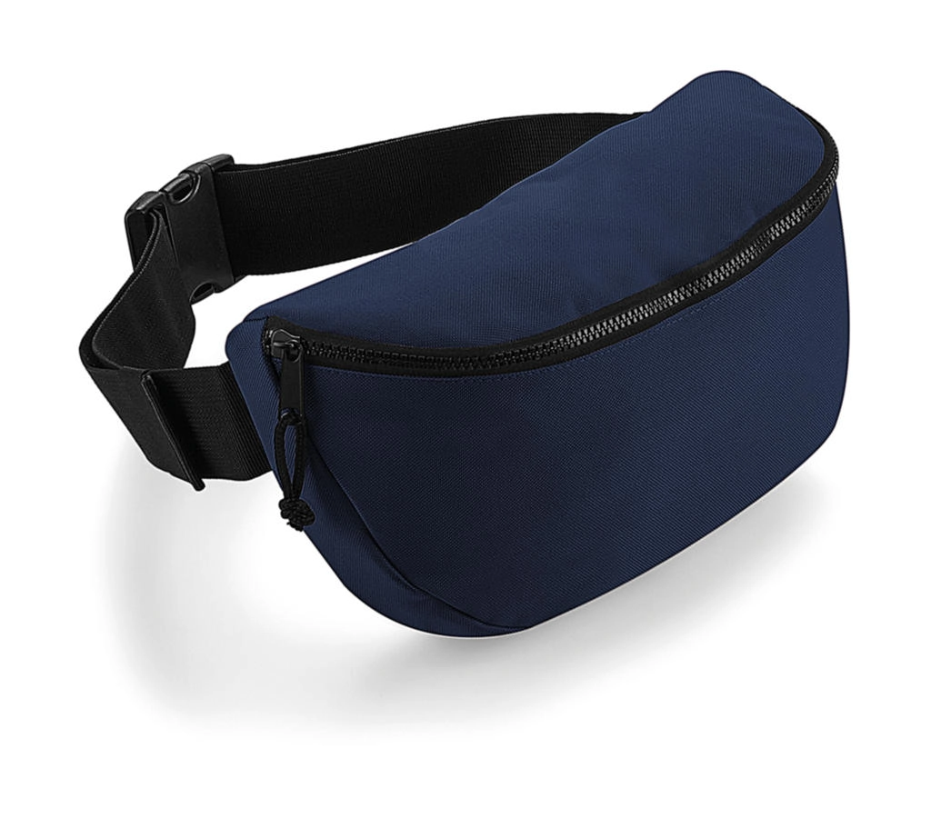 Oversized Belt Bag zum Besticken und Bedrucken in der Farbe French Navy mit Ihren Logo, Schriftzug oder Motiv.