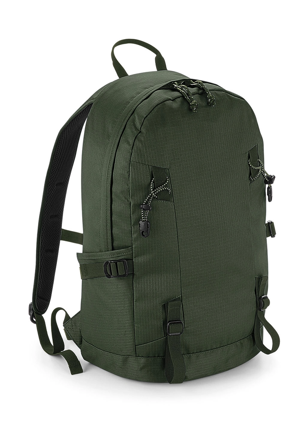 Everyday Outdoor 20L Backpack zum Besticken und Bedrucken in der Farbe Olive Green mit Ihren Logo, Schriftzug oder Motiv.