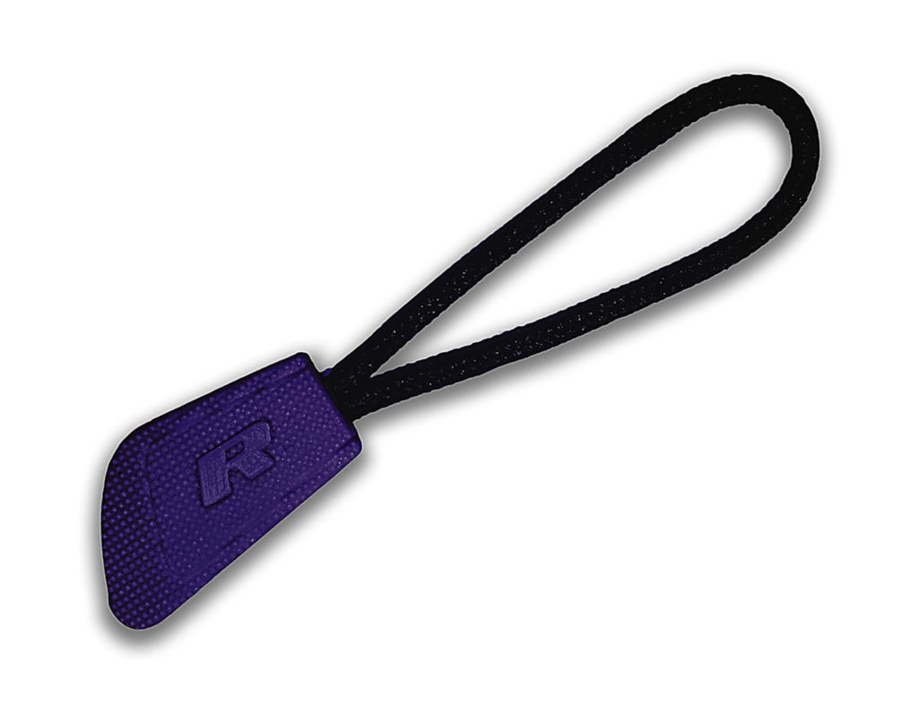 Zip Pull zum Besticken und Bedrucken in der Farbe Purple mit Ihren Logo, Schriftzug oder Motiv.