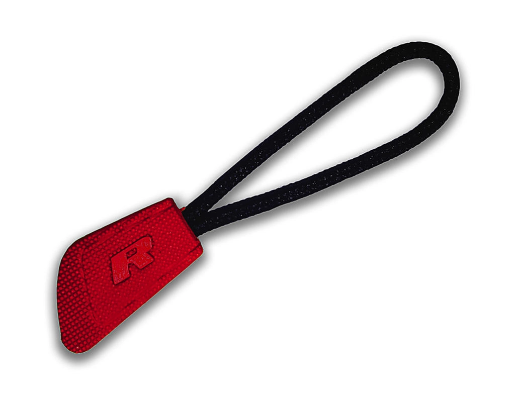 Zip Pull zum Besticken und Bedrucken in der Farbe Red mit Ihren Logo, Schriftzug oder Motiv.