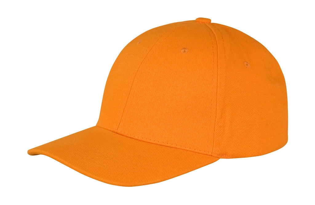 Memphis 6-Panel Low Profile Cap zum Besticken und Bedrucken in der Farbe Orange mit Ihren Logo, Schriftzug oder Motiv.