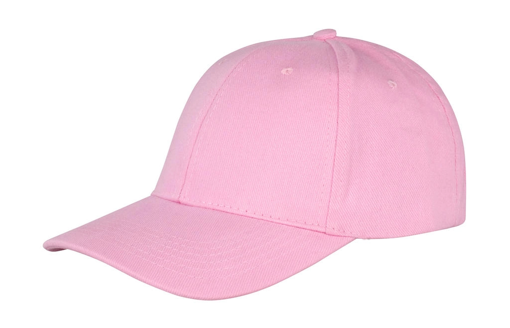 Memphis 6-Panel Low Profile Cap zum Besticken und Bedrucken in der Farbe Pink mit Ihren Logo, Schriftzug oder Motiv.