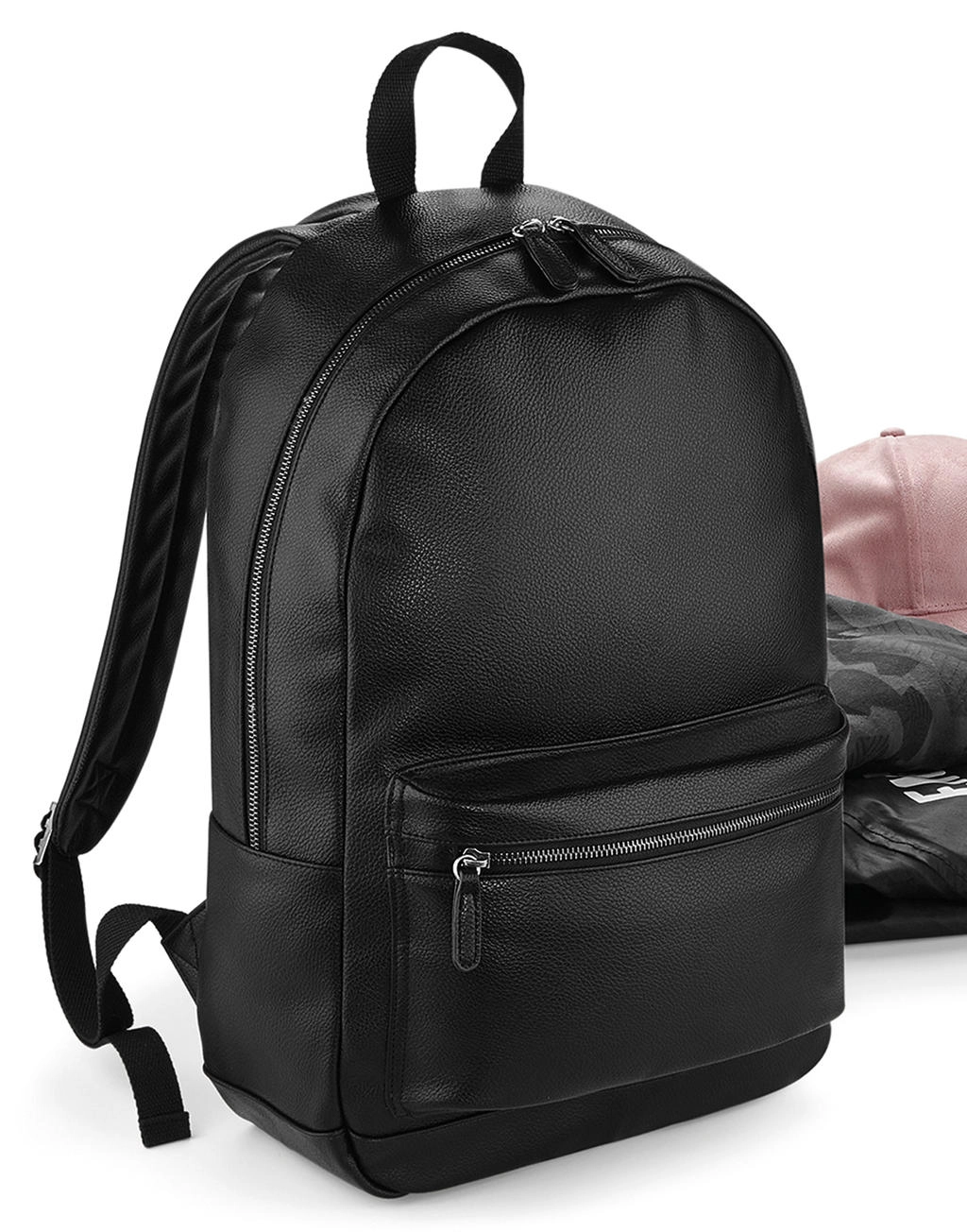Faux Leather Fashion Backpack zum Besticken und Bedrucken mit Ihren Logo, Schriftzug oder Motiv.