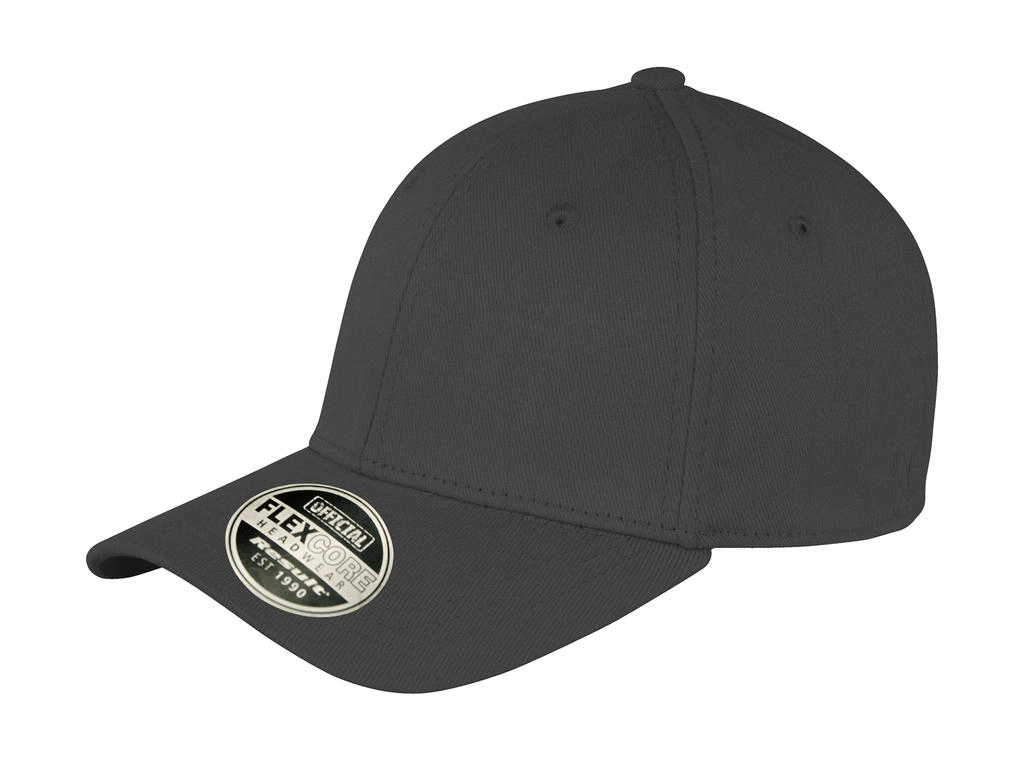 Kansas Flex Cap zum Besticken und Bedrucken in der Farbe Black mit Ihren Logo, Schriftzug oder Motiv.