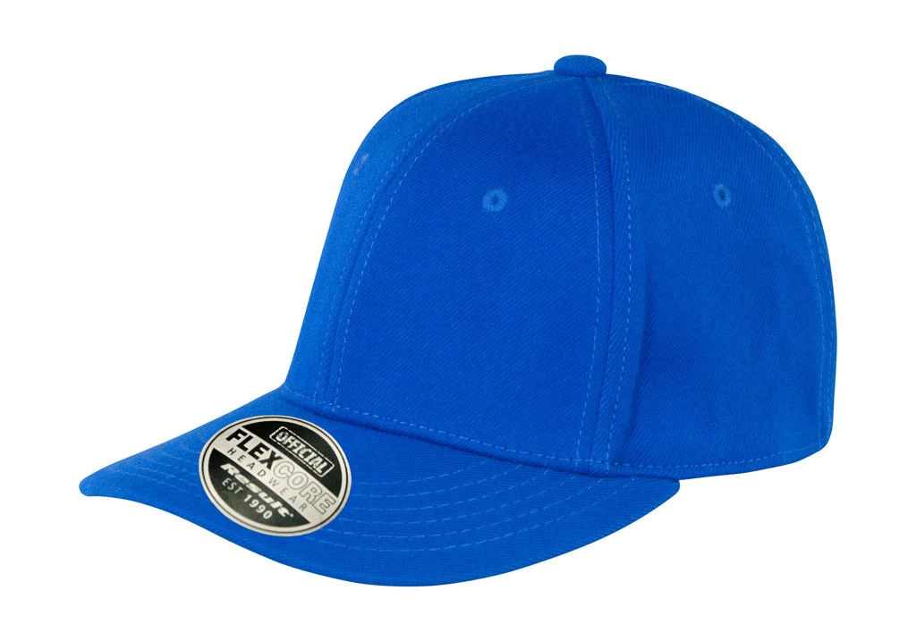 Kansas Flex Cap zum Besticken und Bedrucken in der Farbe Vivid Blue mit Ihren Logo, Schriftzug oder Motiv.