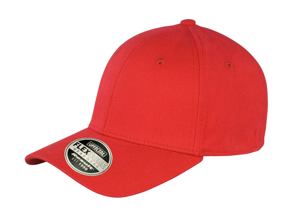 Kansas Flex Cap zum Besticken und Bedrucken in der Farbe Red mit Ihren Logo, Schriftzug oder Motiv.