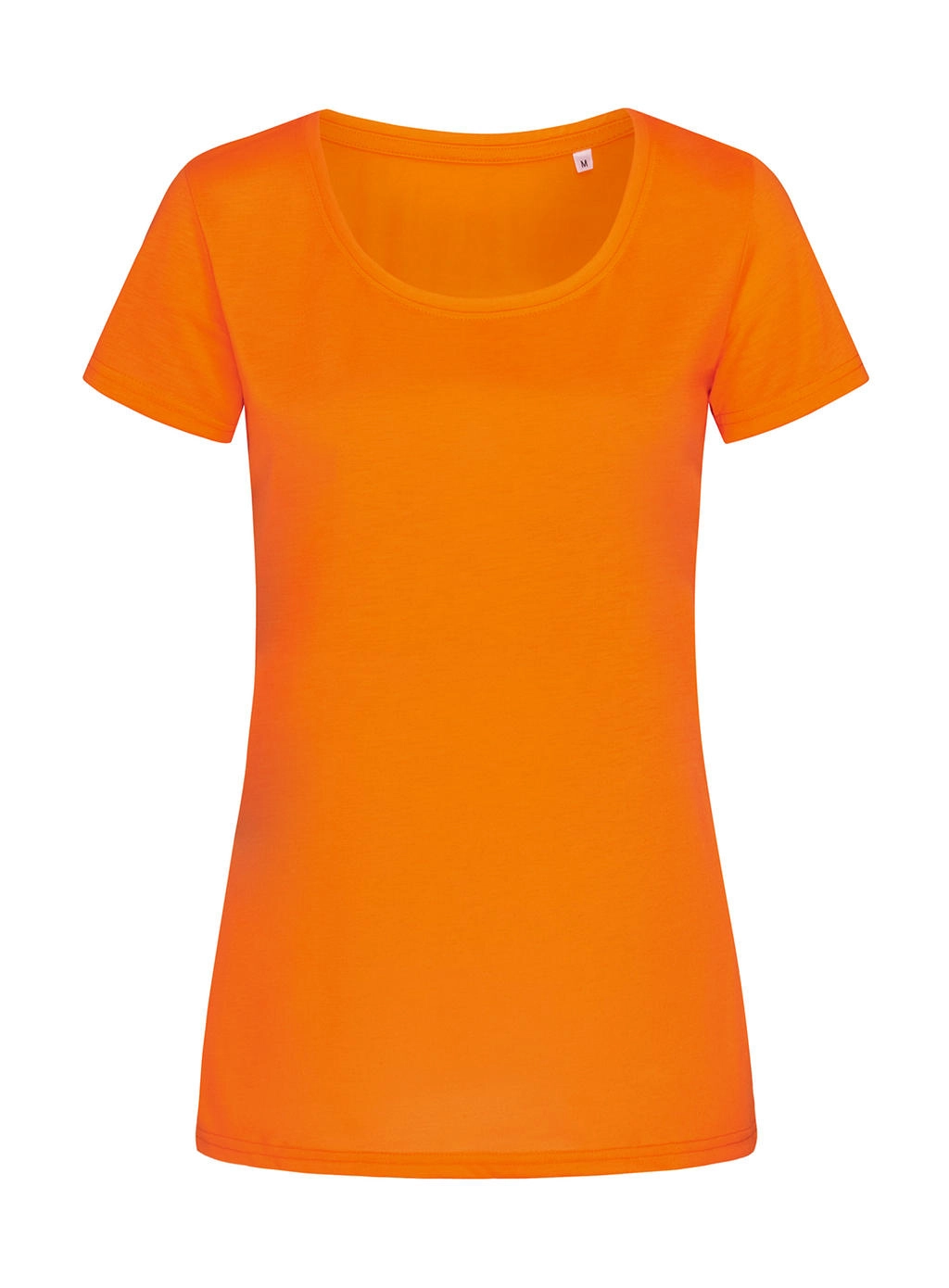 Cotton Touch Women zum Besticken und Bedrucken in der Farbe Cyber Orange mit Ihren Logo, Schriftzug oder Motiv.