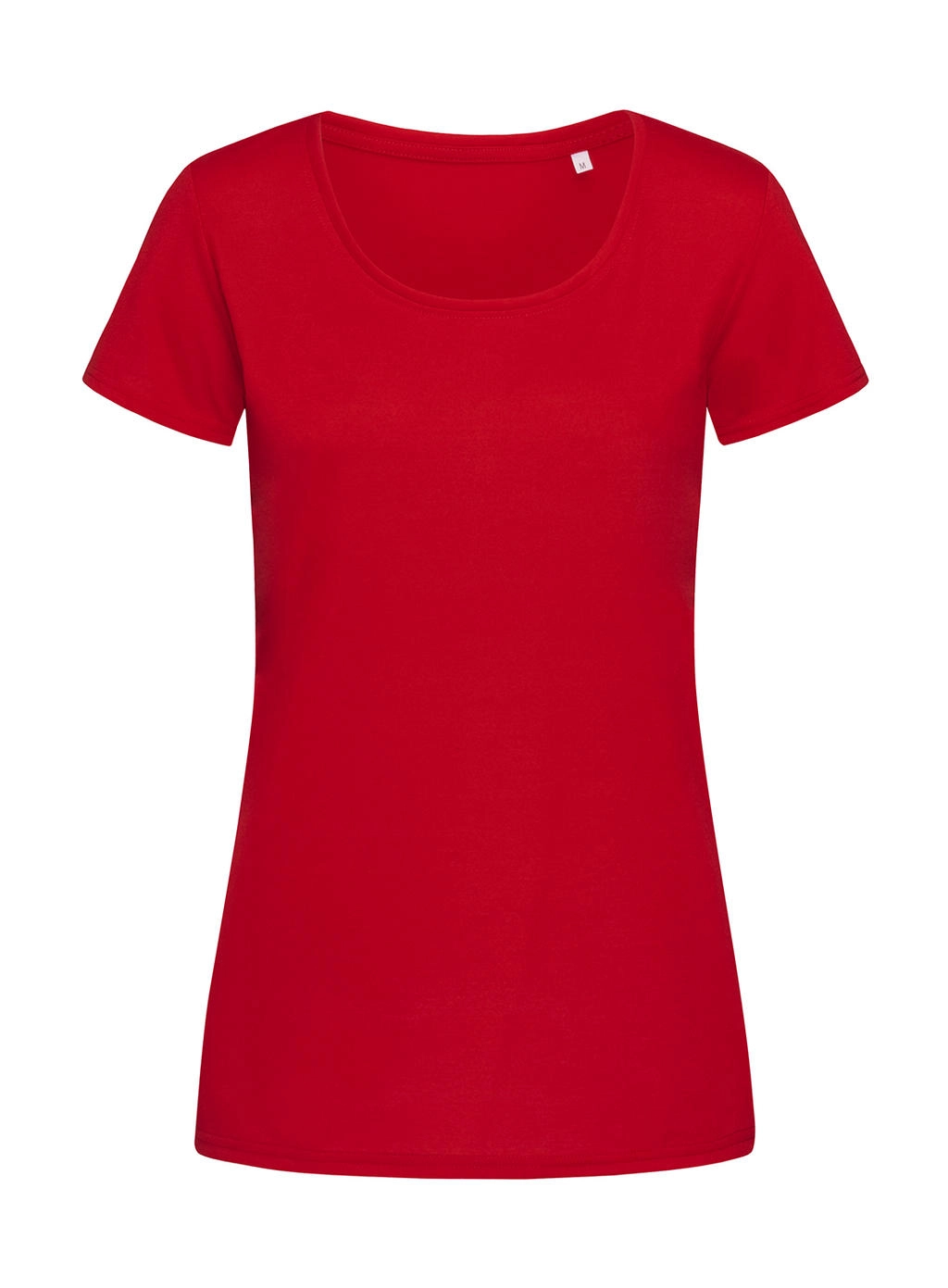 Cotton Touch Women zum Besticken und Bedrucken in der Farbe Crimson Red mit Ihren Logo, Schriftzug oder Motiv.
