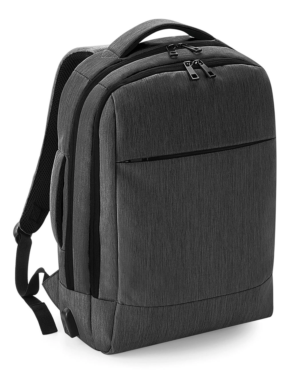 Q-Tech Charge Convertible Backpack zum Besticken und Bedrucken mit Ihren Logo, Schriftzug oder Motiv.