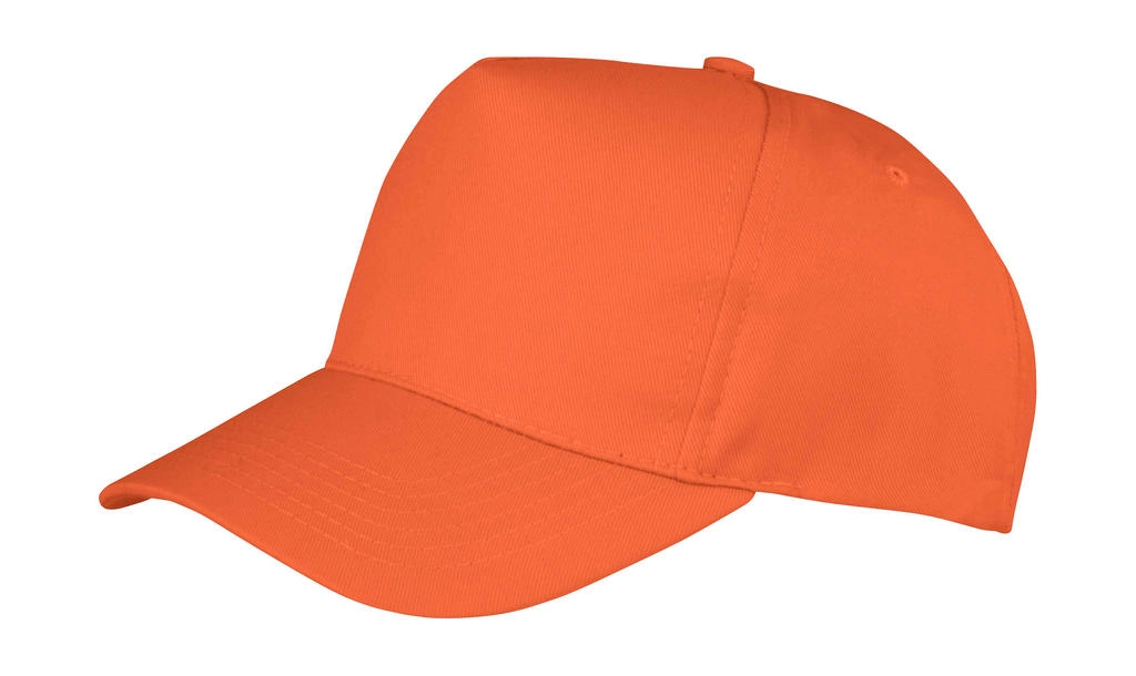 Junior Boston Printers Cap zum Besticken und Bedrucken in der Farbe Orange mit Ihren Logo, Schriftzug oder Motiv.