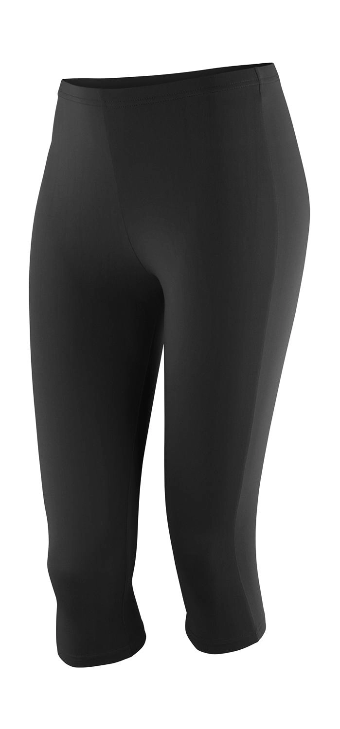 Women`s Impact Softex® Capri Pants zum Besticken und Bedrucken in der Farbe Black mit Ihren Logo, Schriftzug oder Motiv.