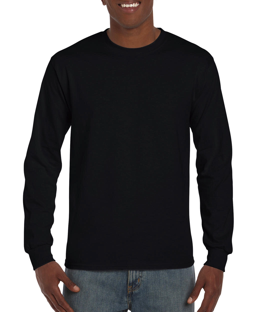 Hammer™ Adult Long Sleeve T-Shirt zum Besticken und Bedrucken in der Farbe Black mit Ihren Logo, Schriftzug oder Motiv.