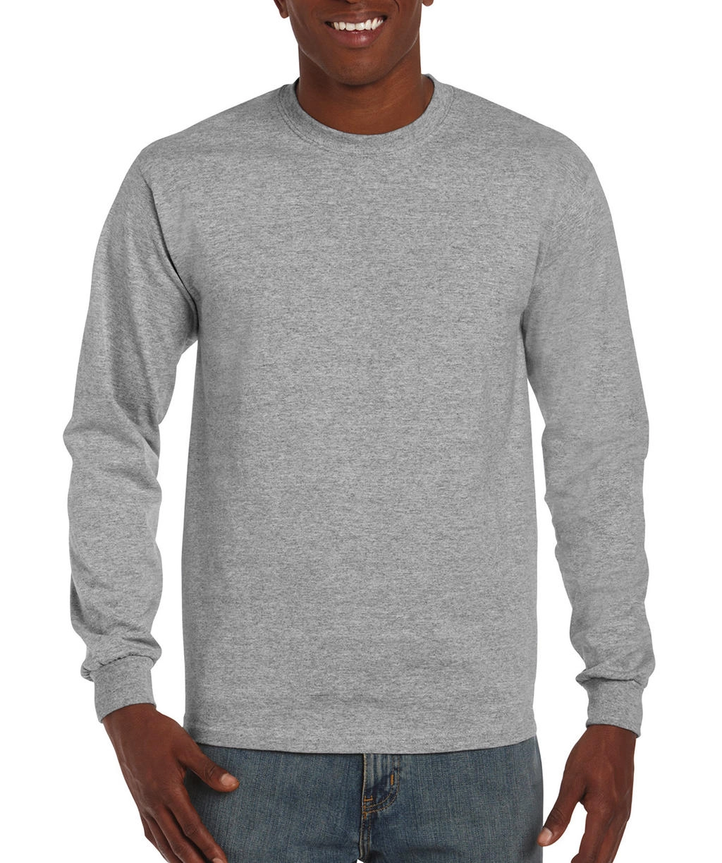 Hammer™ Adult Long Sleeve T-Shirt zum Besticken und Bedrucken in der Farbe Sport Grey mit Ihren Logo, Schriftzug oder Motiv.
