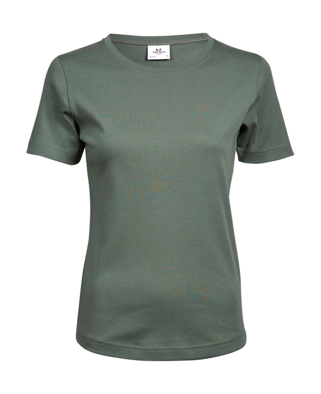 Ladies` Interlock T-Shirt zum Besticken und Bedrucken in der Farbe Leaf Green mit Ihren Logo, Schriftzug oder Motiv.