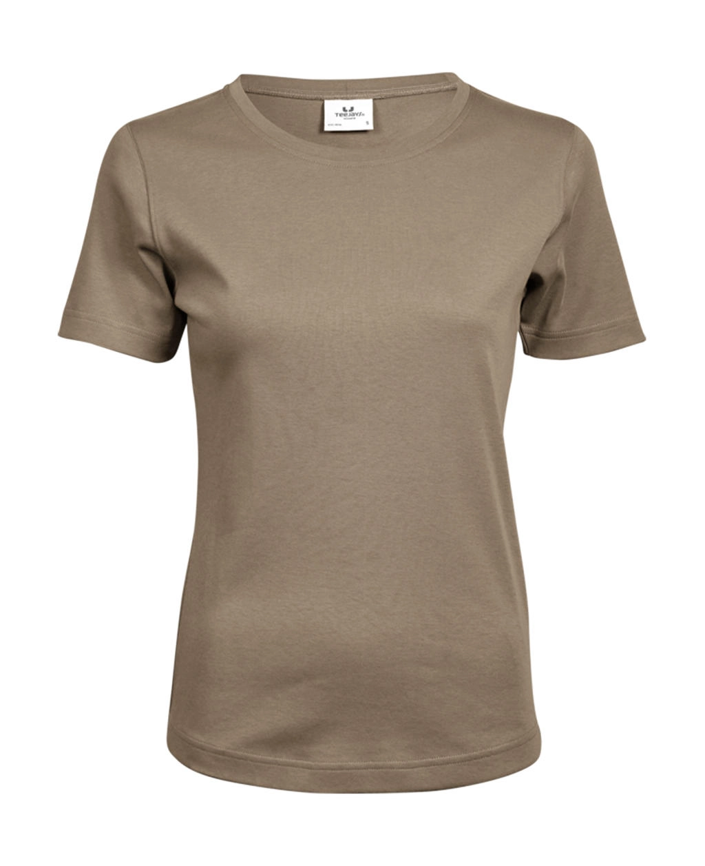 Ladies` Interlock T-Shirt zum Besticken und Bedrucken in der Farbe Kit mit Ihren Logo, Schriftzug oder Motiv.