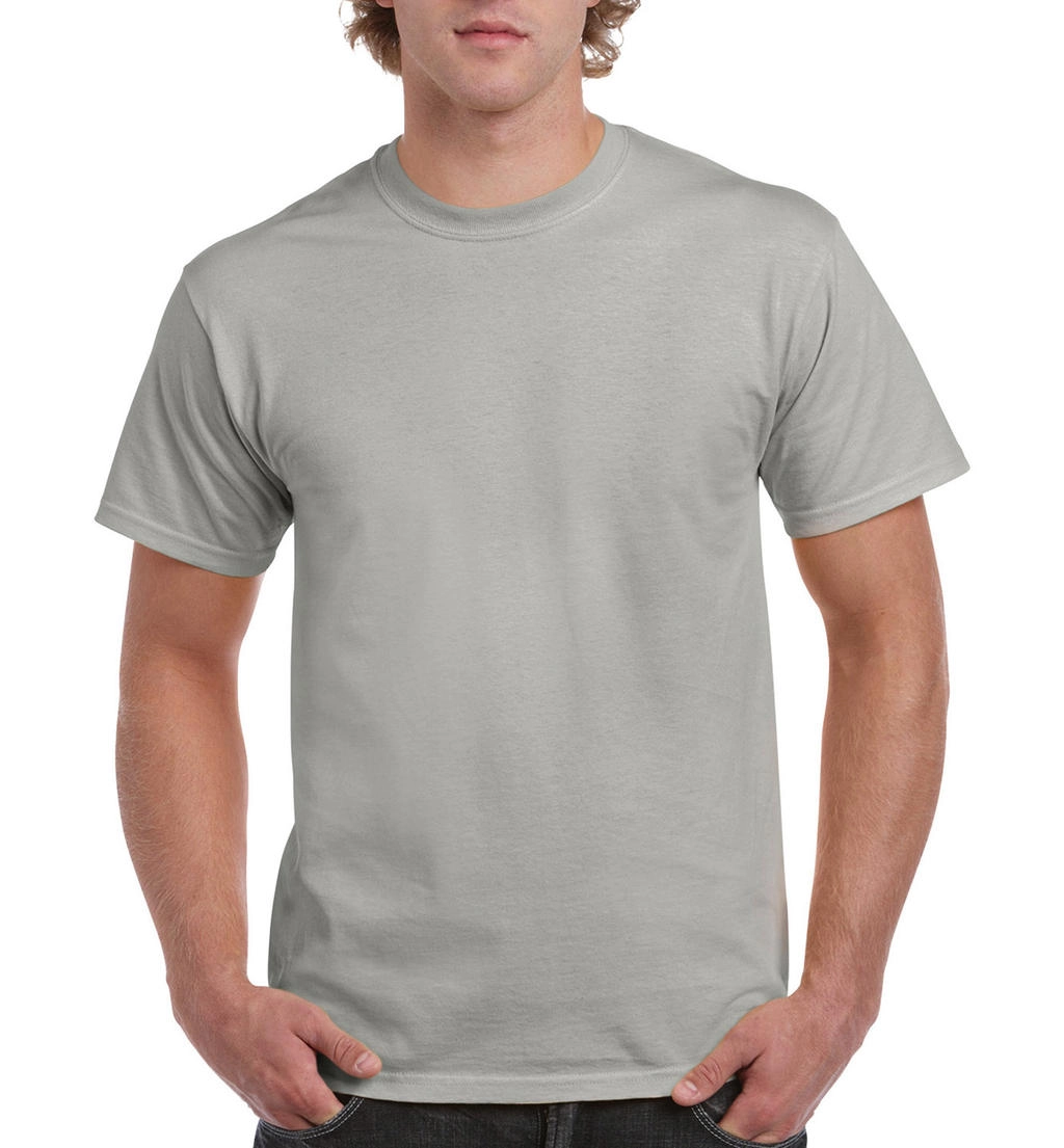 Ultra Cotton Adult T-Shirt zum Besticken und Bedrucken in der Farbe Ice Grey mit Ihren Logo, Schriftzug oder Motiv.