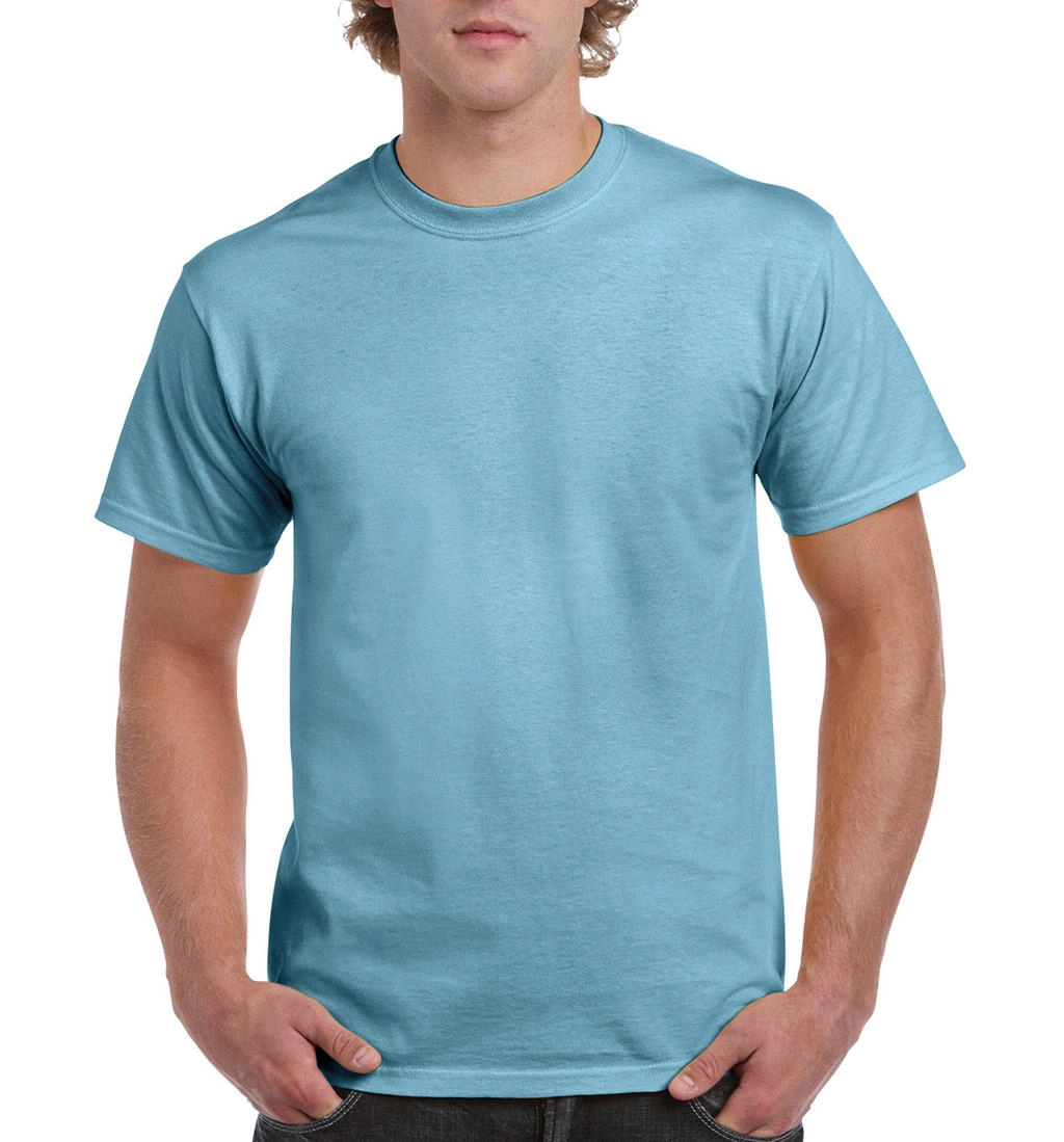 Ultra Cotton Adult T-Shirt zum Besticken und Bedrucken in der Farbe Sky mit Ihren Logo, Schriftzug oder Motiv.