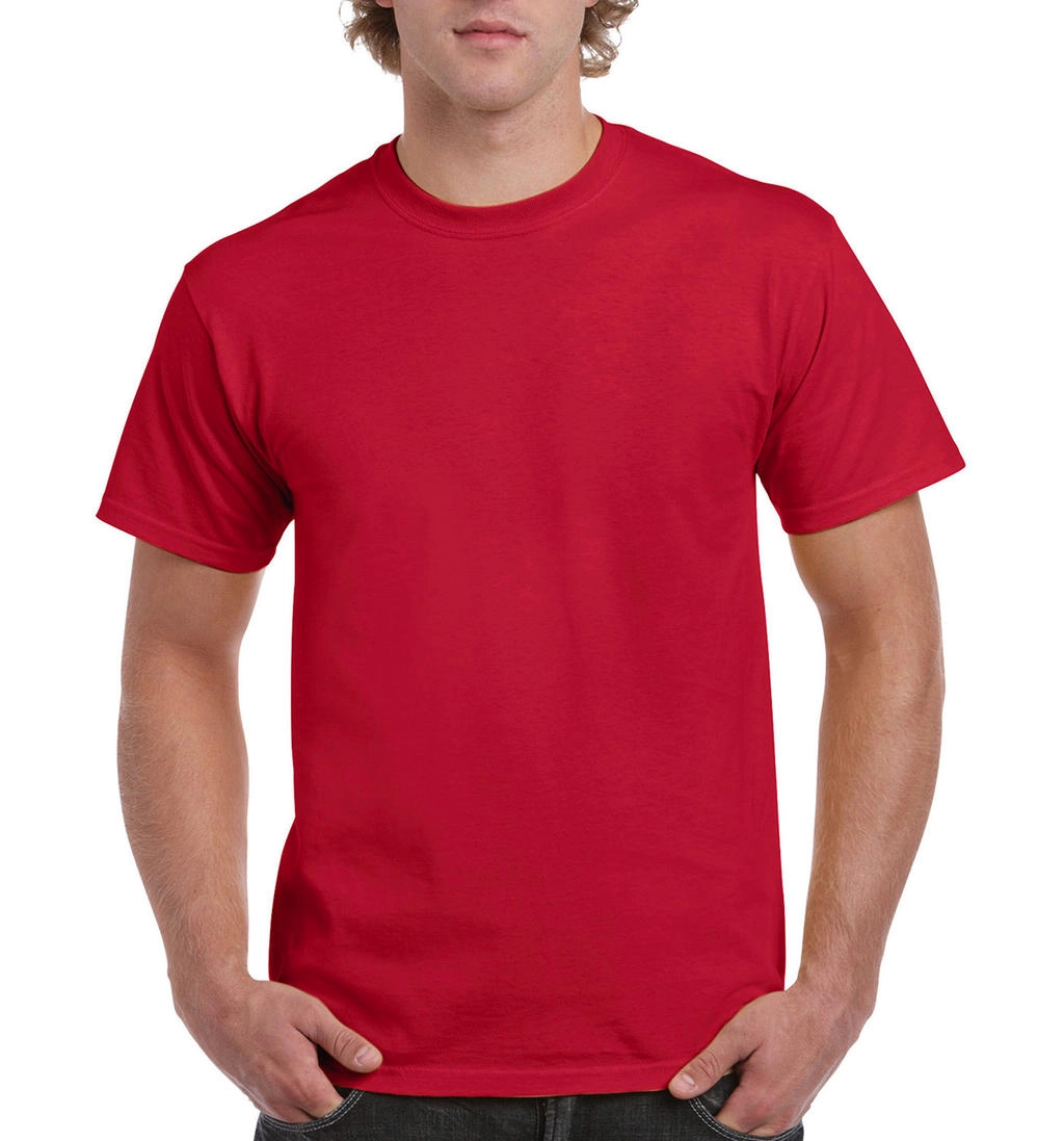 Ultra Cotton Adult T-Shirt zum Besticken und Bedrucken in der Farbe Red mit Ihren Logo, Schriftzug oder Motiv.