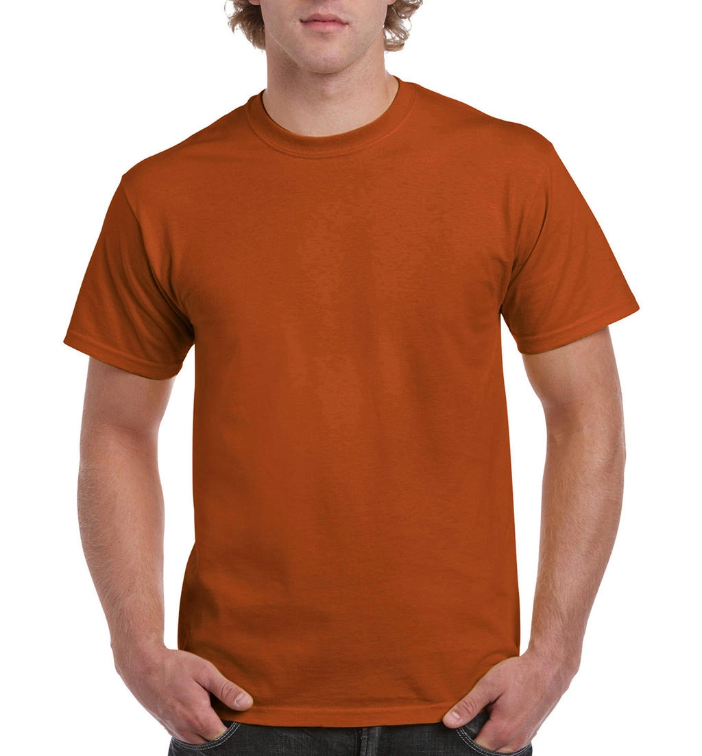 Ultra Cotton Adult T-Shirt zum Besticken und Bedrucken in der Farbe Texas Orange mit Ihren Logo, Schriftzug oder Motiv.