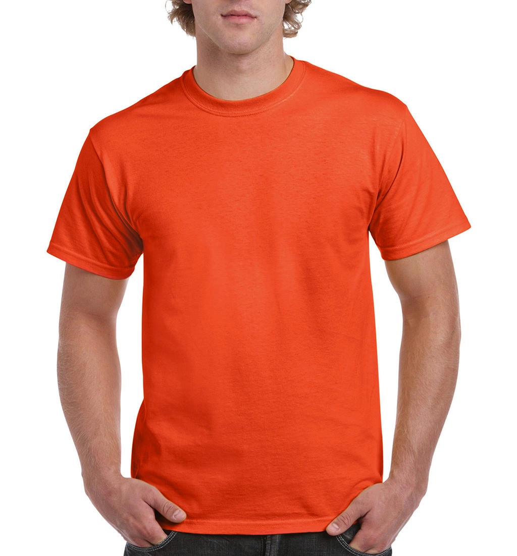 Ultra Cotton Adult T-Shirt zum Besticken und Bedrucken in der Farbe Orange mit Ihren Logo, Schriftzug oder Motiv.