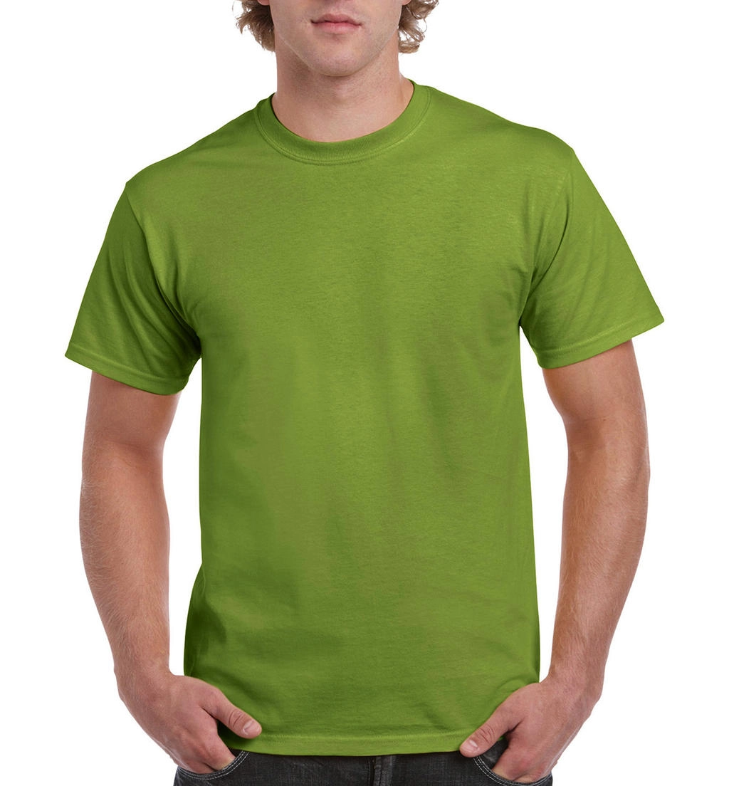 Ultra Cotton Adult T-Shirt zum Besticken und Bedrucken in der Farbe Kiwi mit Ihren Logo, Schriftzug oder Motiv.