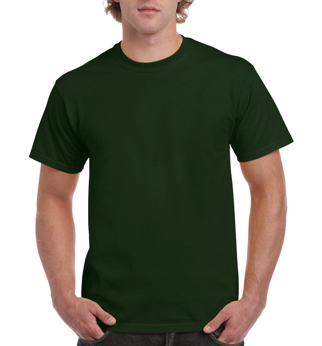 Ultra Cotton Adult T-Shirt zum Besticken und Bedrucken in der Farbe Forest Green mit Ihren Logo, Schriftzug oder Motiv.