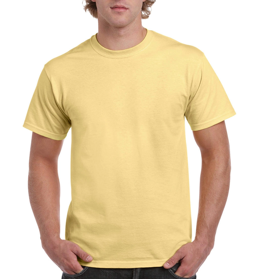 Ultra Cotton Adult T-Shirt zum Besticken und Bedrucken in der Farbe Vegas Gold mit Ihren Logo, Schriftzug oder Motiv.