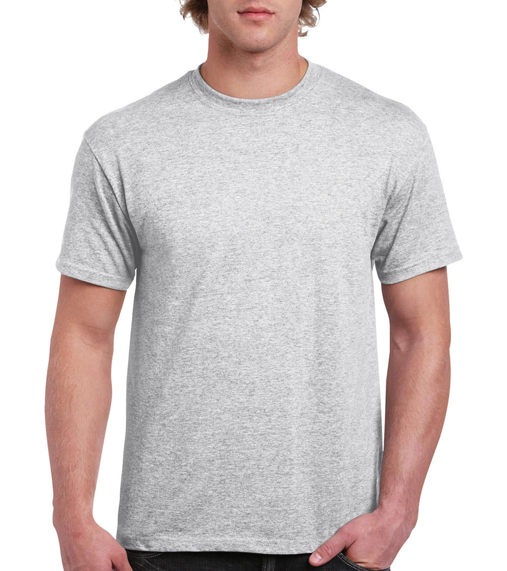 Ultra Cotton Adult T-Shirt zum Besticken und Bedrucken in der Farbe Ash Grey mit Ihren Logo, Schriftzug oder Motiv.