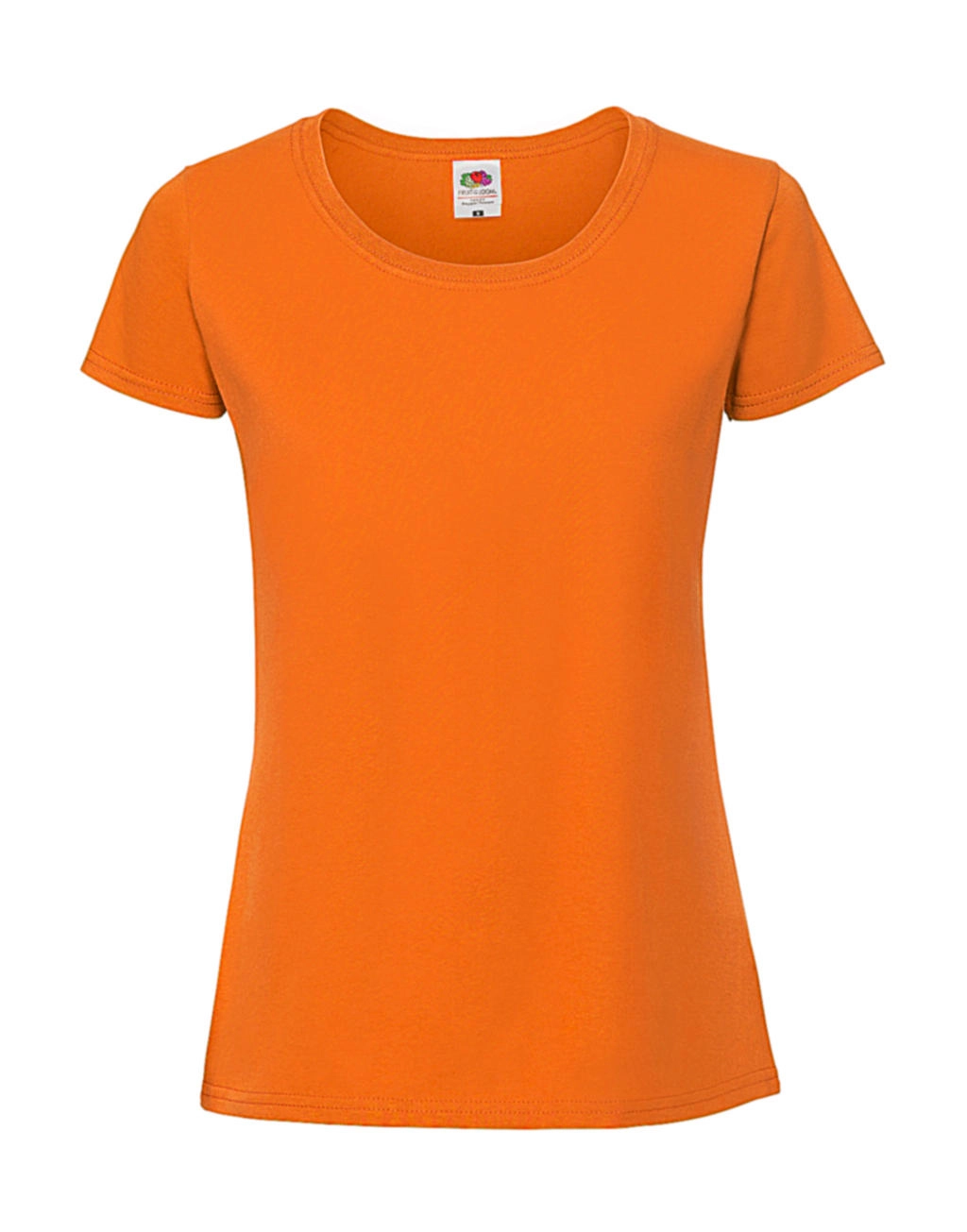 Ladies` Iconic 195 Ringspun Premium T zum Besticken und Bedrucken in der Farbe Orange mit Ihren Logo, Schriftzug oder Motiv.