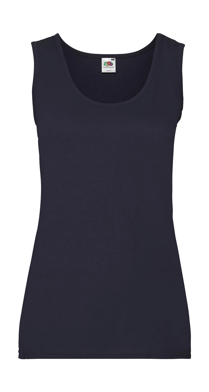 Ladies` Valueweight Vest zum Besticken und Bedrucken in der Farbe Deep Navy mit Ihren Logo, Schriftzug oder Motiv.