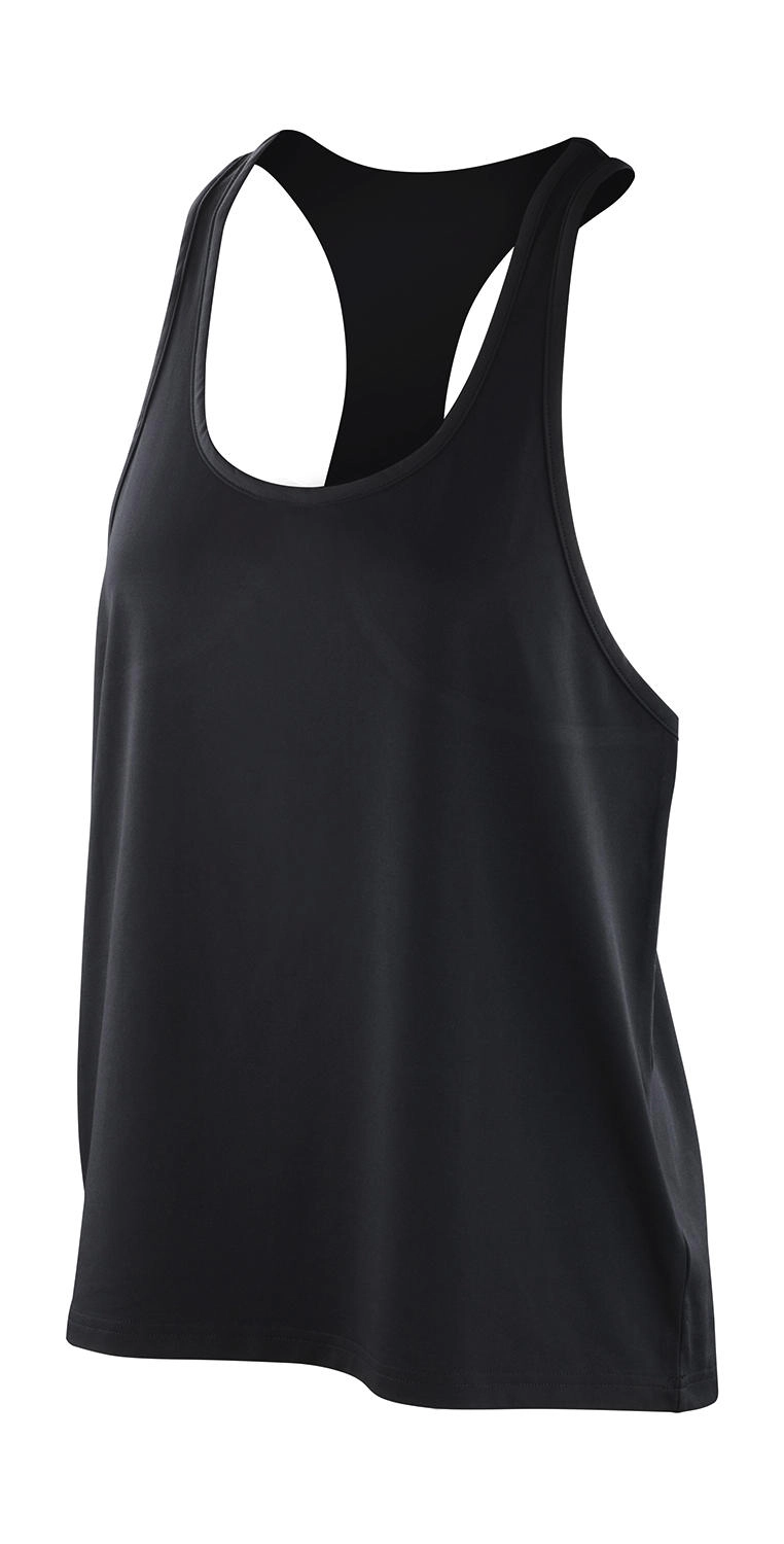 Women`s Impact Softex® Tank Top zum Besticken und Bedrucken in der Farbe Black mit Ihren Logo, Schriftzug oder Motiv.