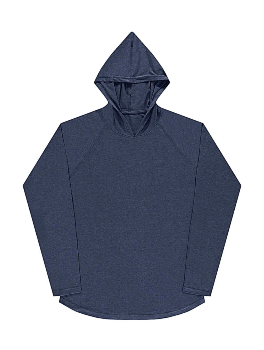Cecil Unisex LS Hooded T-Shirt zum Besticken und Bedrucken in der Farbe Denim Blue mit Ihren Logo, Schriftzug oder Motiv.