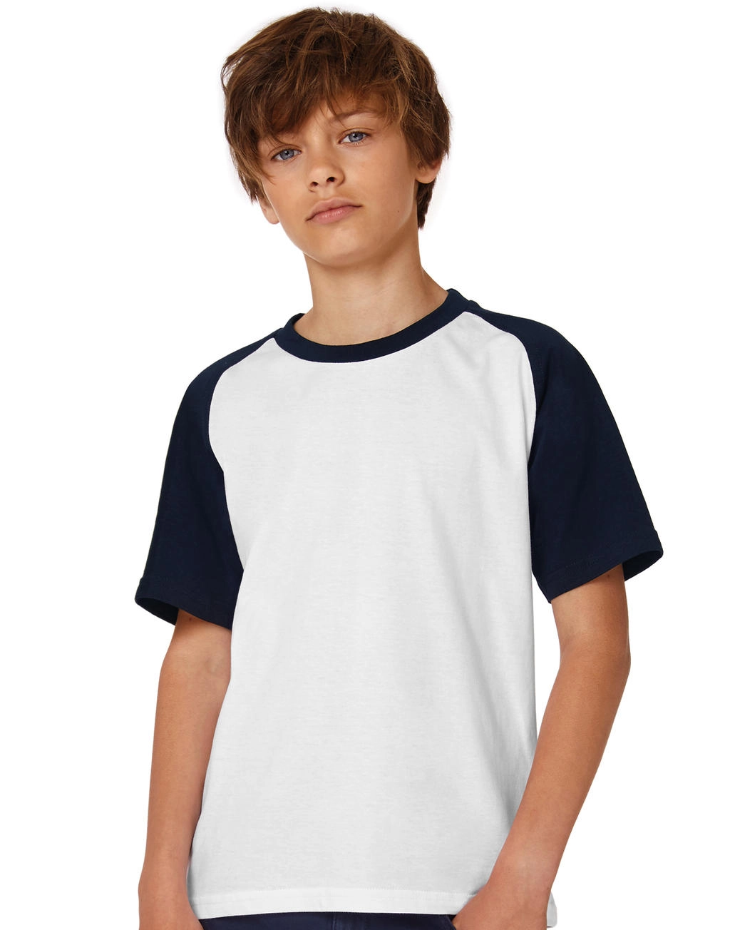 Base-Ball/kids T-Shirt  zum Besticken und Bedrucken mit Ihren Logo, Schriftzug oder Motiv.