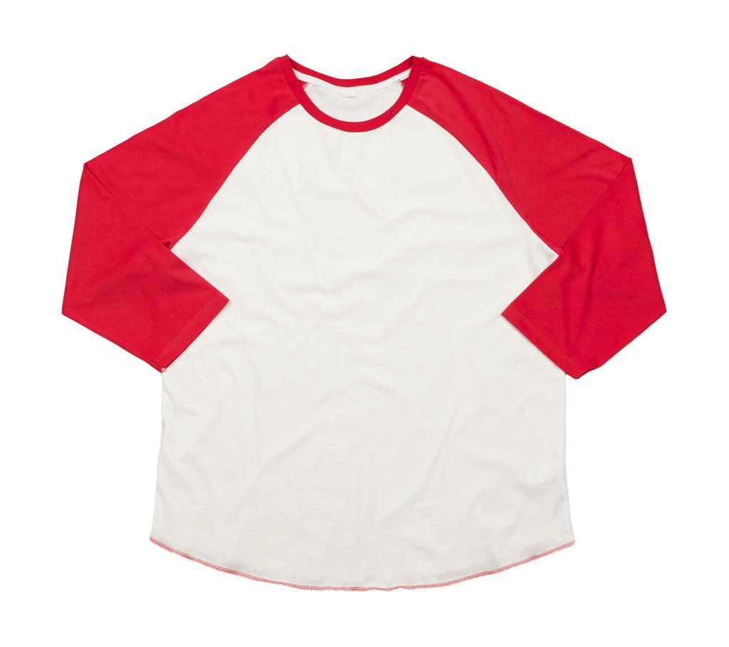 Superstar Baseball T zum Besticken und Bedrucken in der Farbe Washed White/Warm Red mit Ihren Logo, Schriftzug oder Motiv.