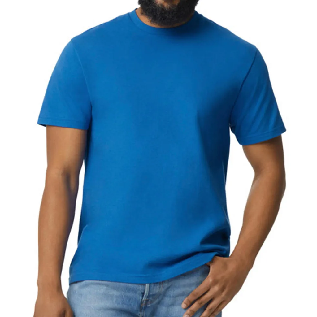 Softstyle Midweight Adult T-Shirt zum Besticken und Bedrucken in der Farbe Royal mit Ihren Logo, Schriftzug oder Motiv.