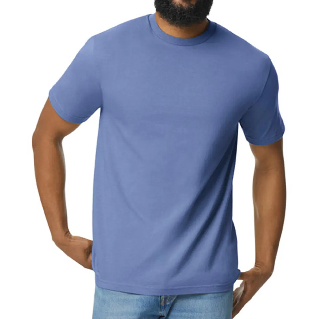 Softstyle Midweight Adult T-Shirt zum Besticken und Bedrucken in der Farbe Violet mit Ihren Logo, Schriftzug oder Motiv.