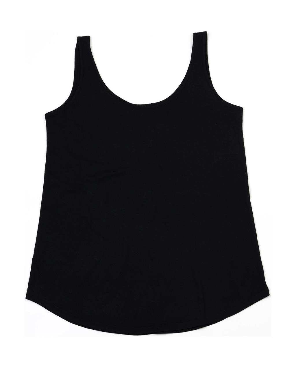 Ladies` Loose Fit Vest zum Besticken und Bedrucken in der Farbe Black mit Ihren Logo, Schriftzug oder Motiv.