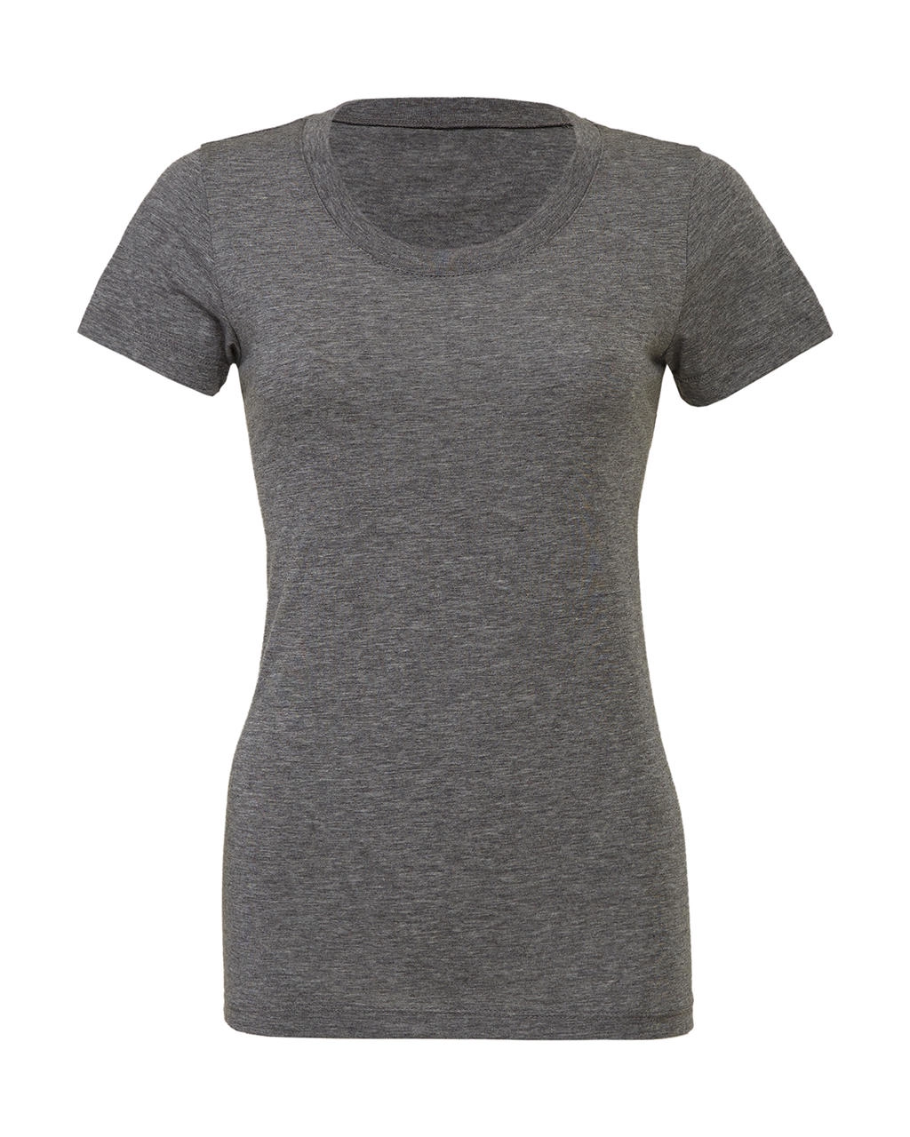 Triblend Crew Neck T-Shirt zum Besticken und Bedrucken in der Farbe Grey Triblend mit Ihren Logo, Schriftzug oder Motiv.