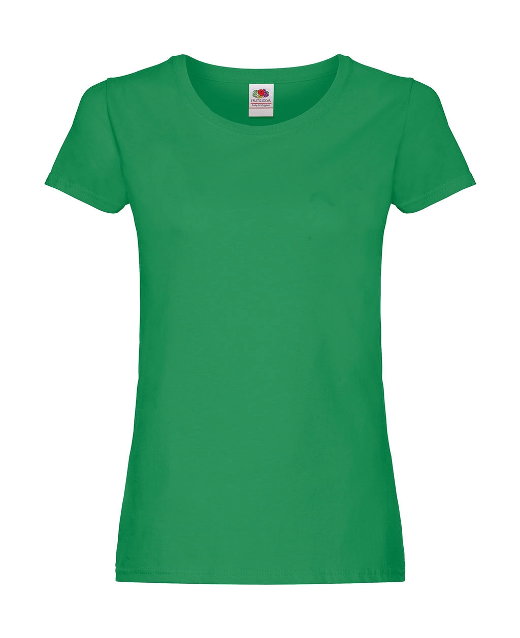 Ladies` Original T zum Besticken und Bedrucken in der Farbe Kelly Green mit Ihren Logo, Schriftzug oder Motiv.