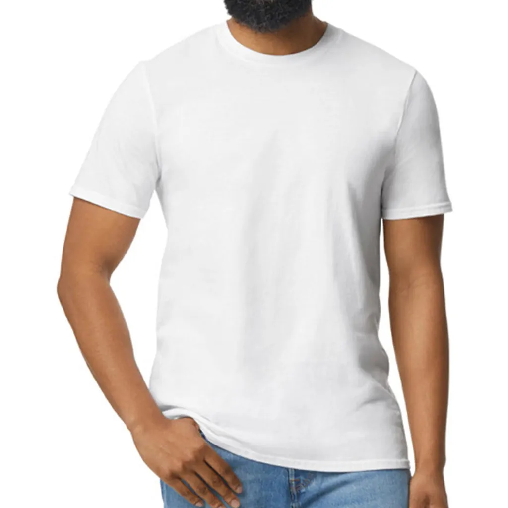 Softstyle EZ Adult T-Shirt zum Besticken und Bedrucken in der Farbe White mit Ihren Logo, Schriftzug oder Motiv.