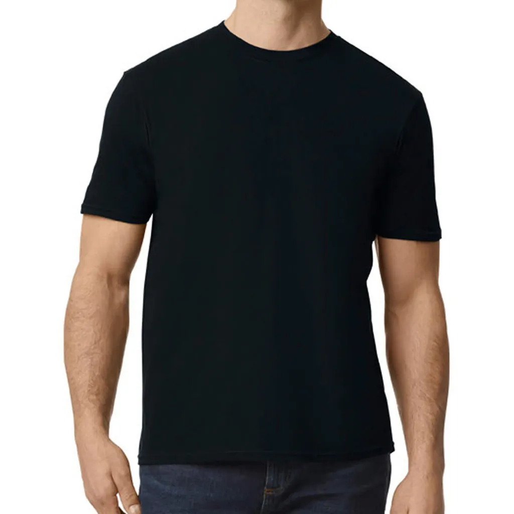 Softstyle EZ Adult T-Shirt zum Besticken und Bedrucken in der Farbe Black mit Ihren Logo, Schriftzug oder Motiv.
